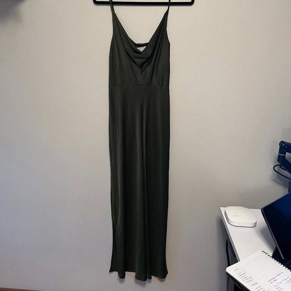 Dark Green Holiday Dress from Anthropolgie